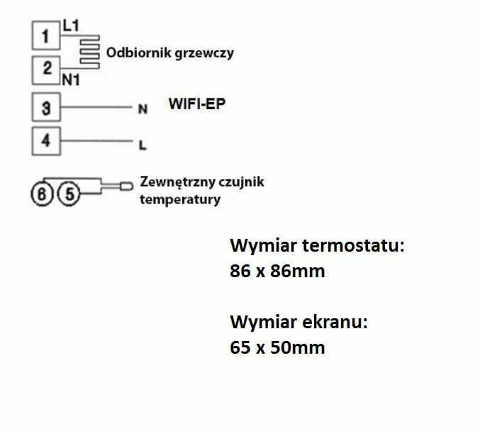 termostat Schild czujnik temparatury sterownik ep21wifi