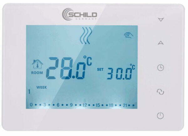 Bezprzewodowy termostat gazowy Schild 306X regulator temperatury pokojowej