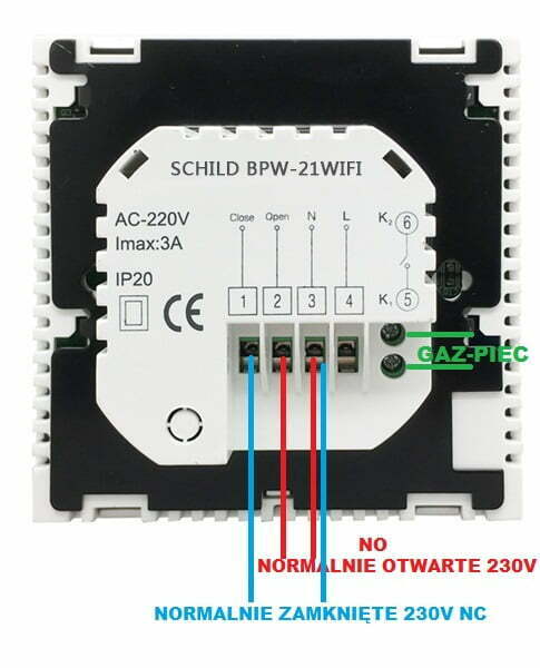 Gazowy Schild BPW-21WIFI regulator temperatury, czujnik, sterownik, termostat