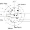 Gazowy Schild BPW-78WIFI regulator temperatury, czujnik, sterownik, termostat