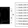 Płyta indukcyjna Schild 900SFI 7200W booster 5 stref grzewczych/ ŁĄCZONE POLA 90cm / GRILL/ Barbecue