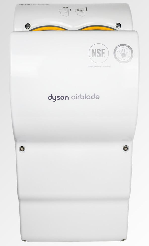 Suszarka do rąk Dyson AB03 biała WHITE edition AIRBLADE air blade - wersja DEMO